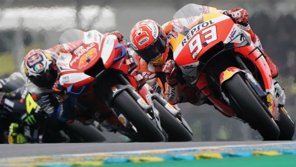 El campeón Márquez se impuso en el Moto GP de Le Mans