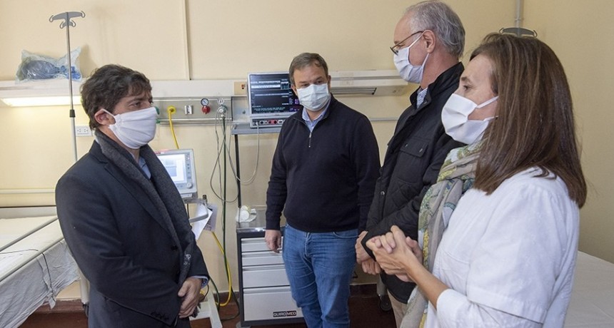 Kicillof visitó la obra de reconstrucción de un hospital paralizado desde el 2019