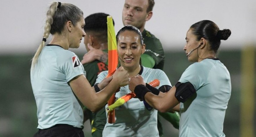 Histórico: Por primera vez una cuarteta arbitral femenina dirigió en la Copa Libertadores