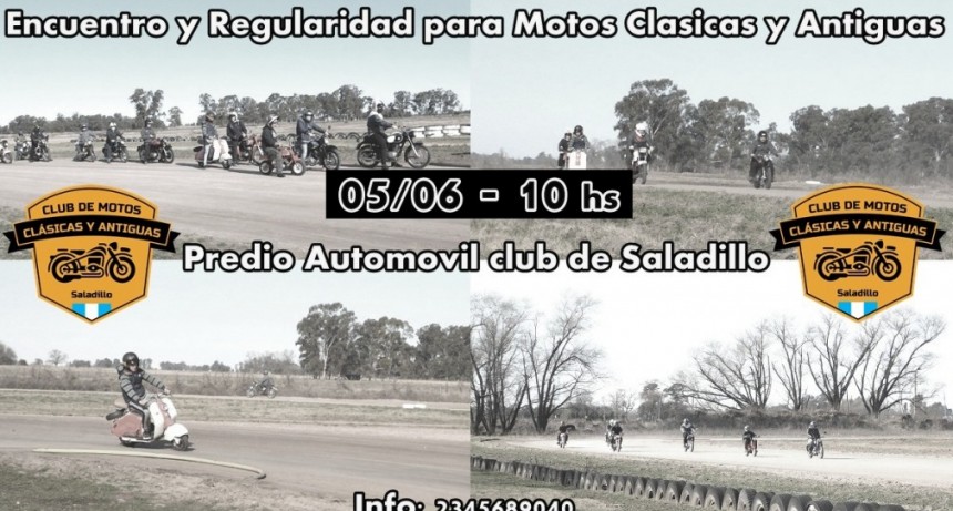 Encuentro de Motos Clásicas y Antiguas en Saladillo 