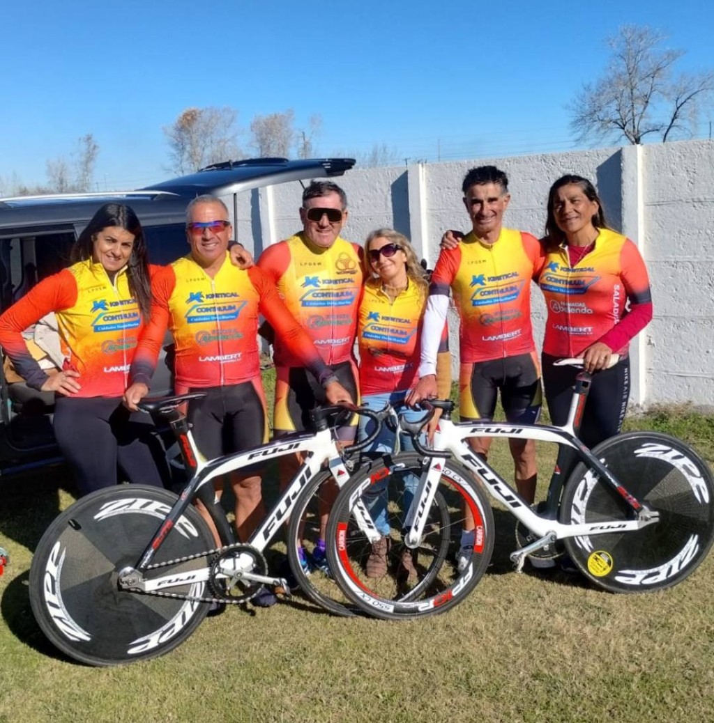 Ciclismo: Triunfo del equipo de Juan Carlos Funes y Nancy Torres en Azul