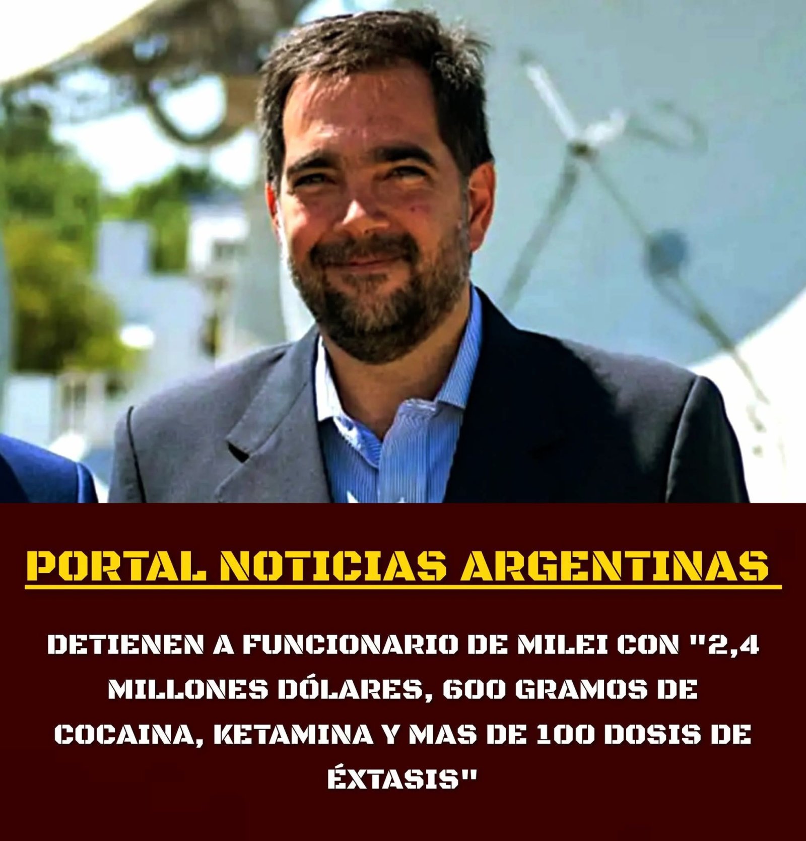 UN FUNCIONARIO DE MILEI FUE DETENIDO CON 2.5 MILLONES DE D&Oacute;LARES Y COCA&Iacute;NA 