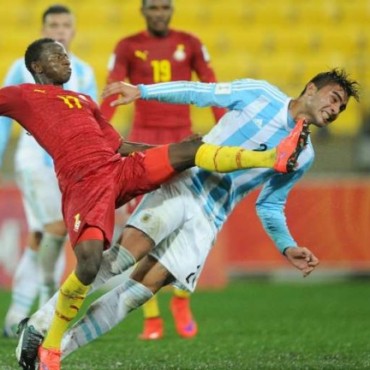 Argentina perdi&oacute; ante Gahna en el Mundial Sub20