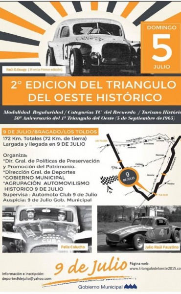 Se corre la 2&ordm; edici&oacute;n del Triangulo del Oeste Hist&oacute;rico de Regularidad 