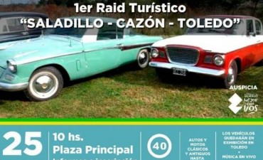 Se realiza este domingo el Primer Raid Turístico para Autos Clásicos y Antiguos