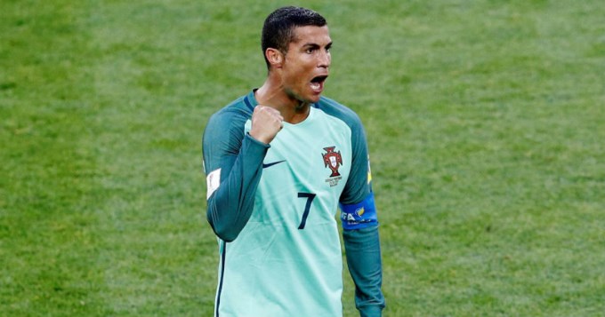 Portugal bajó al local con uno de Cristiano