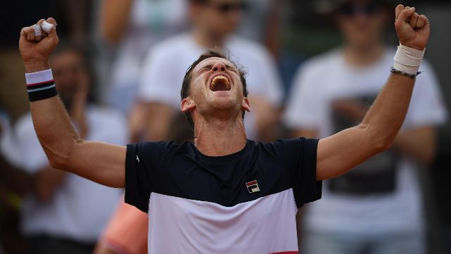 Épica remontada de Schwartzman para hacer historia en Roland Garros