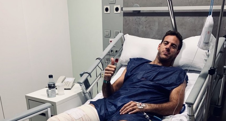 Juan Martín Del Potro fue operado con exito