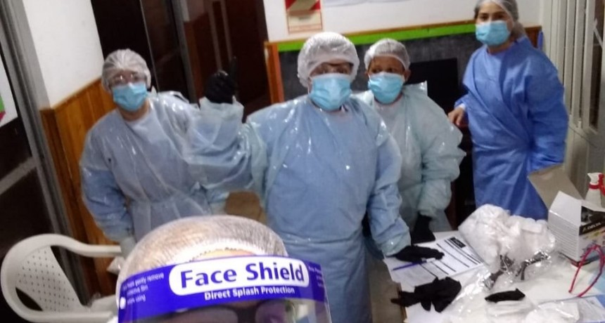 SALADILLO: SE REALIZÓ EL HISOPADO A  4 CONTACTOS ESTRECHOS EN EL CAPS SAN ROQUE