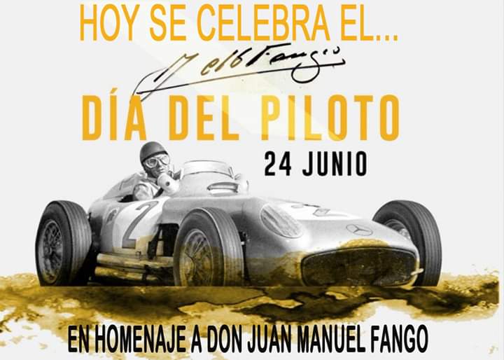 HOY ES EL DIA DEL AUTOMOVILISMO Y DEL PILOTO