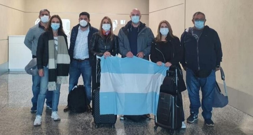 Alejandra Lordén viajo a Emiratos Árabes por vacunas