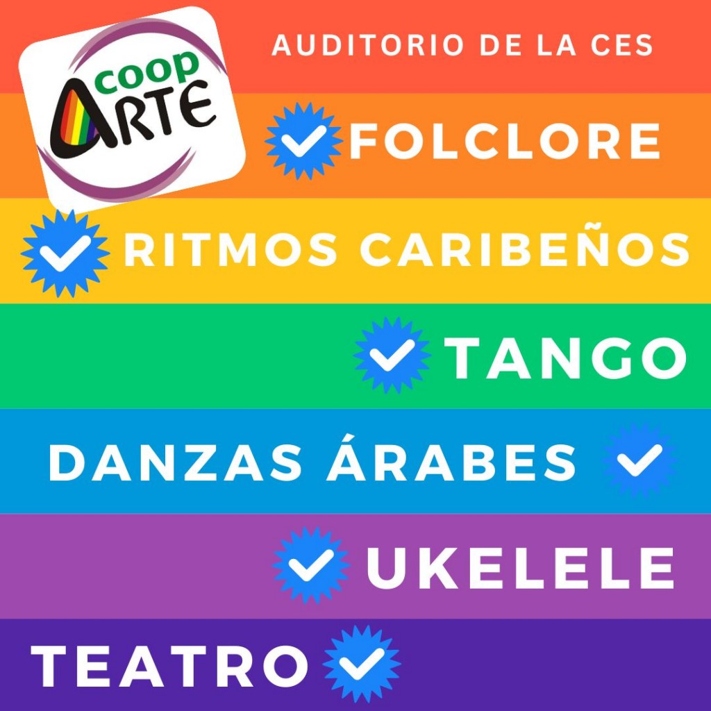 TALLERES ARTÍSTICOS: La CES te invita a COOPARTE con una variedad de propuestas.
