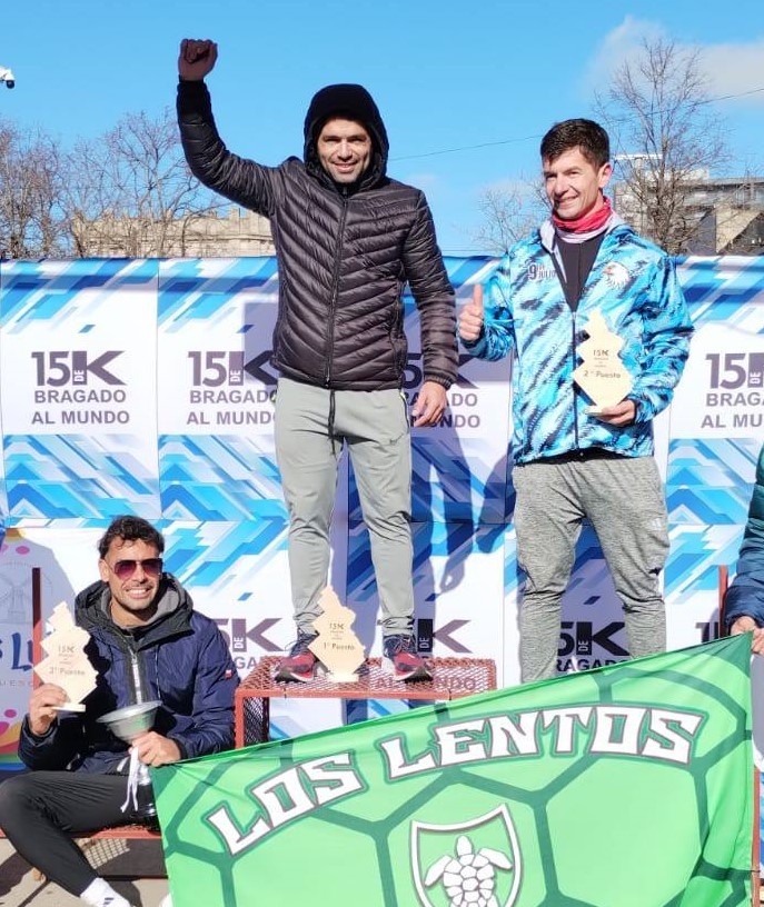 Atletismo: Ezequiel Aguilera fue segundo en los 15K de Bragado