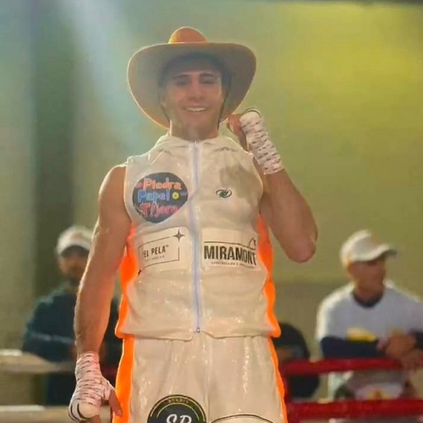 Se fue la segunda: El saladillense Mateo Miramont ganó otra vez por nocaut