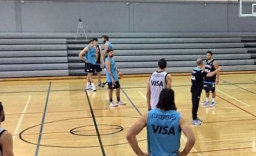 La selección argentina de Básquet ya entrena en Las Vegas