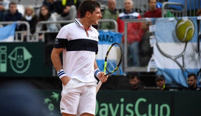 Delbonis puso a la Argentina en las semis de la Copa Davis