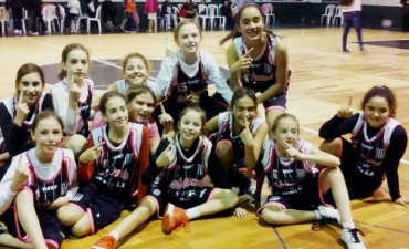 Belu Rojas campeona con las mini del club Comercio de Alvear