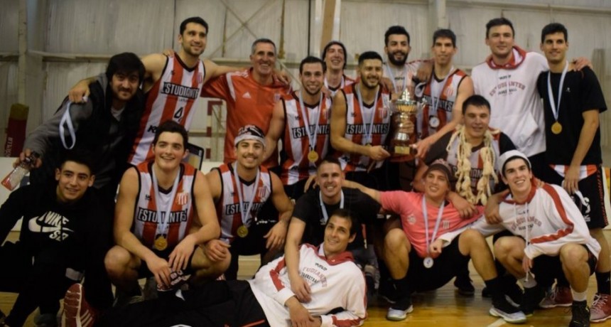 Juan Pedro Mazza campeón con Estudiantes de La Plata