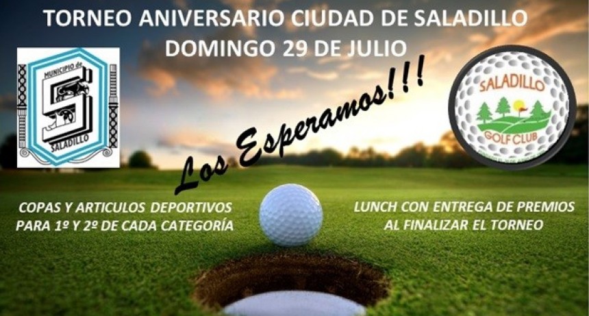 Se juega el Torneo Aniversario en el Saladillo Golf