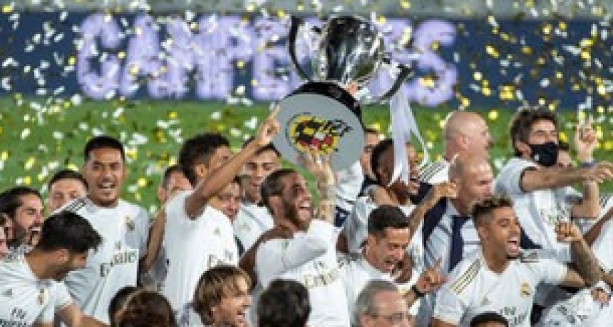 Real Madrid se consagró campeón de la Liga de España
