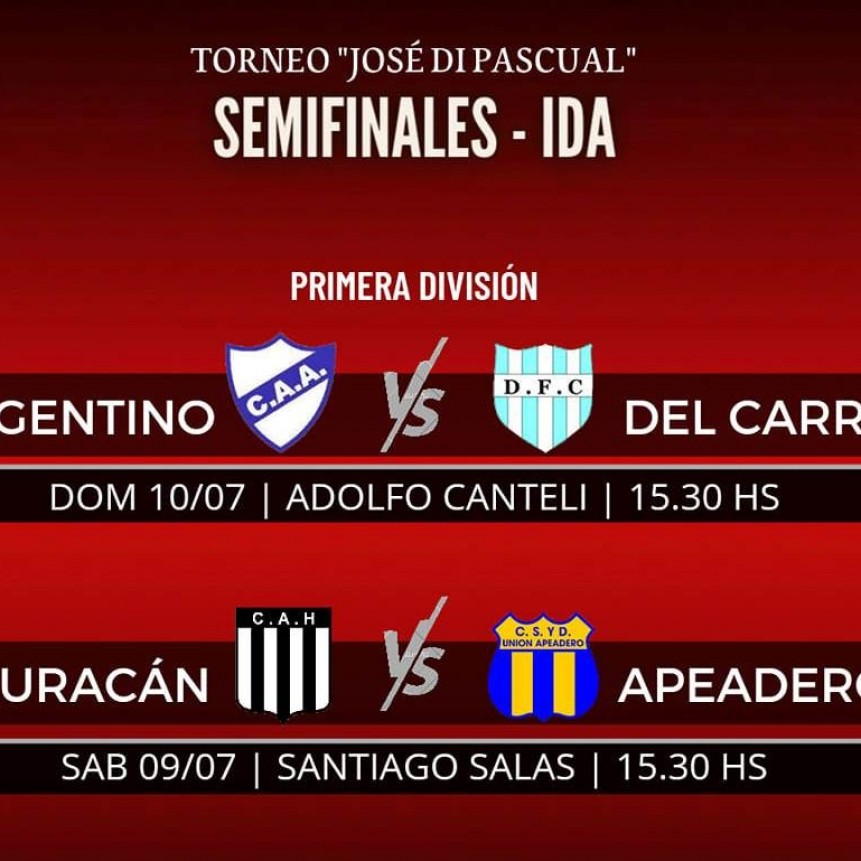 Sábado y Domingo: Semifinales desdobladas en el fútbol de Saladillo