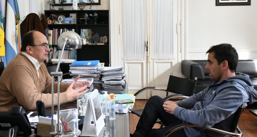 JUEGOS BONAERENSES 2022: Reunion entre el Intendente de Saladillo y el Subsecretario de Deportes