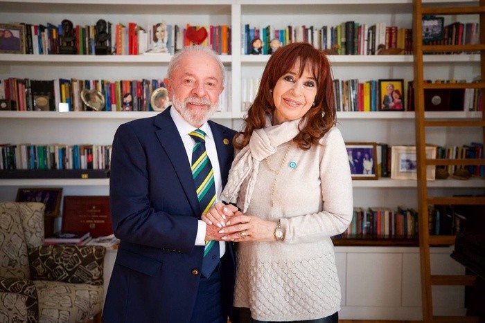 Encuentro entre Lula y Cristina Fernandez