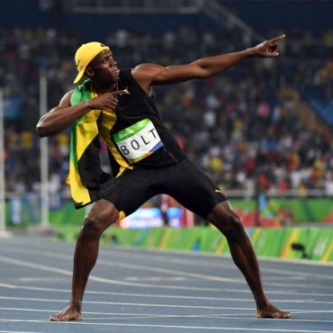 Usain Bolt, tricampeón olímpico de 100 metros 