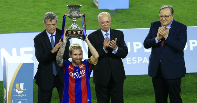 Barcelona y Messi, Súpercampeones de España