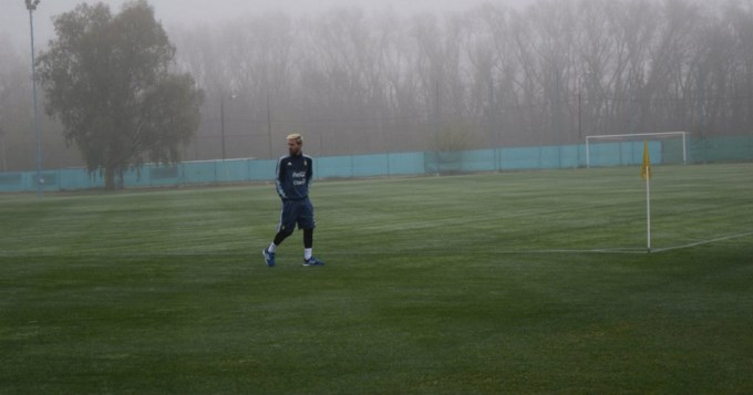 Bauza completó el plantel y Messi trabajó aparte