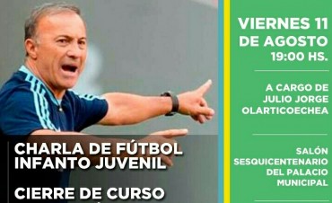 Charla del Vasco en el cierre del curso de Maestro Fútbol Infantil