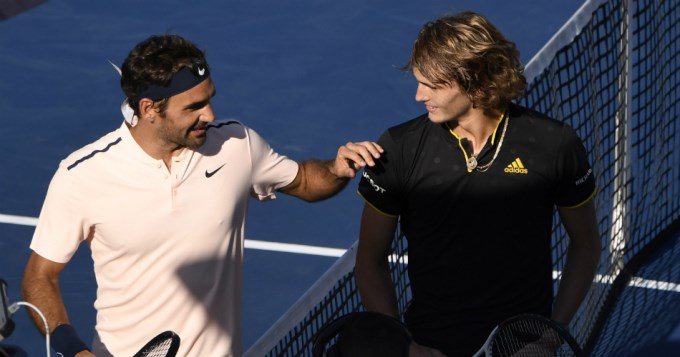 El pibe Zverev sorprendió a Federer en Montreal