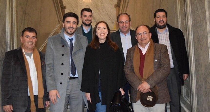 Salomón estuvo en reunión de trabajo con la Gobernadora Bonaerense