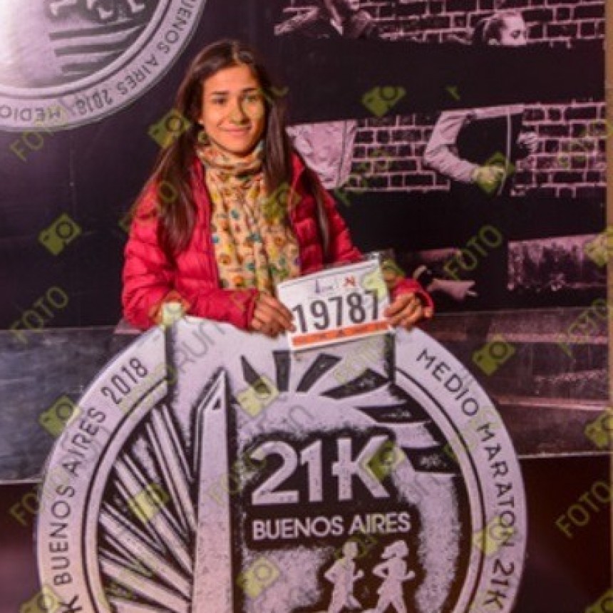 Francisca Almirón corrió la 30 Edición de los 21K de Buenos Aires