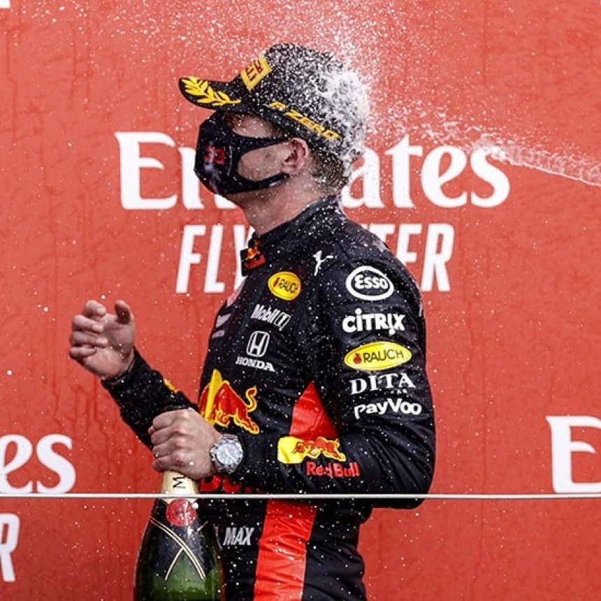 Verstappen rompió con el predomio de Mercedes en el GP 70° Aniversario