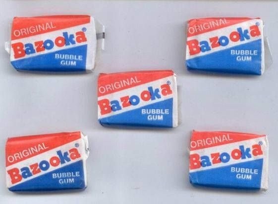 Historia del chicle o goma de mascar Bazooka
