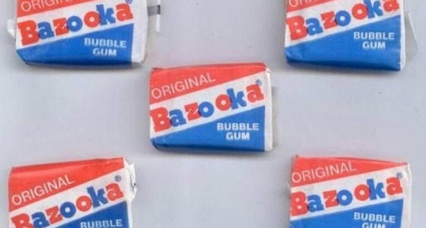 Historia del chicle o goma de mascar Bazooka