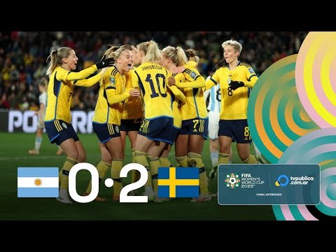 No pudo ser para Argentina: Suecia se quedó con la victoria por 2-0 