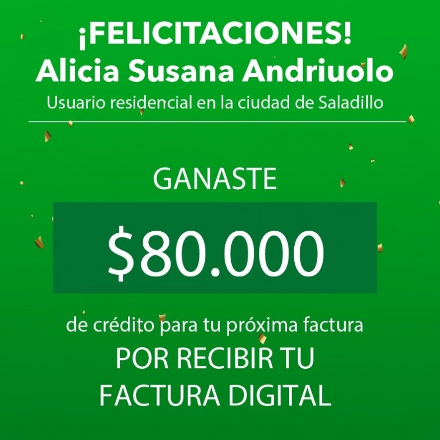 GANAMOS TODOS: Sumate  a la campaña de CES Energía de reducción de uso de papel y participa por 80 mil pesos