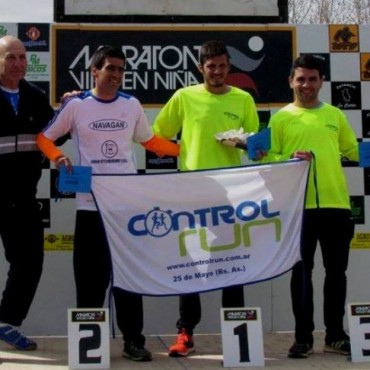 Ezequiel Aguilera fue tercero en la “Maratón de la Virgen Niña”