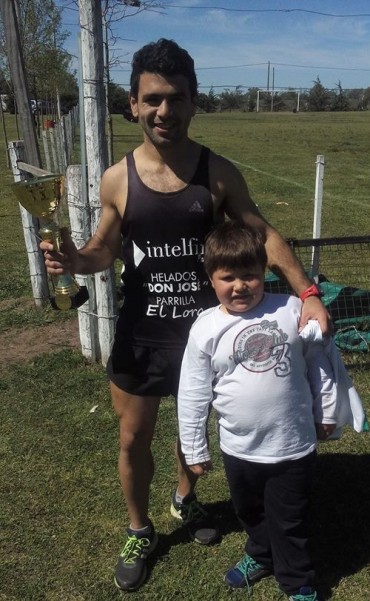 Ezequiel Aguilera ganó la maratón del Cuec