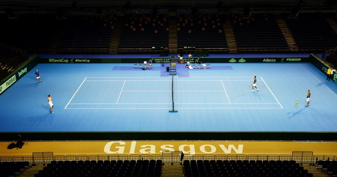 El equipo de Copa Davis, firme en Glasgow
