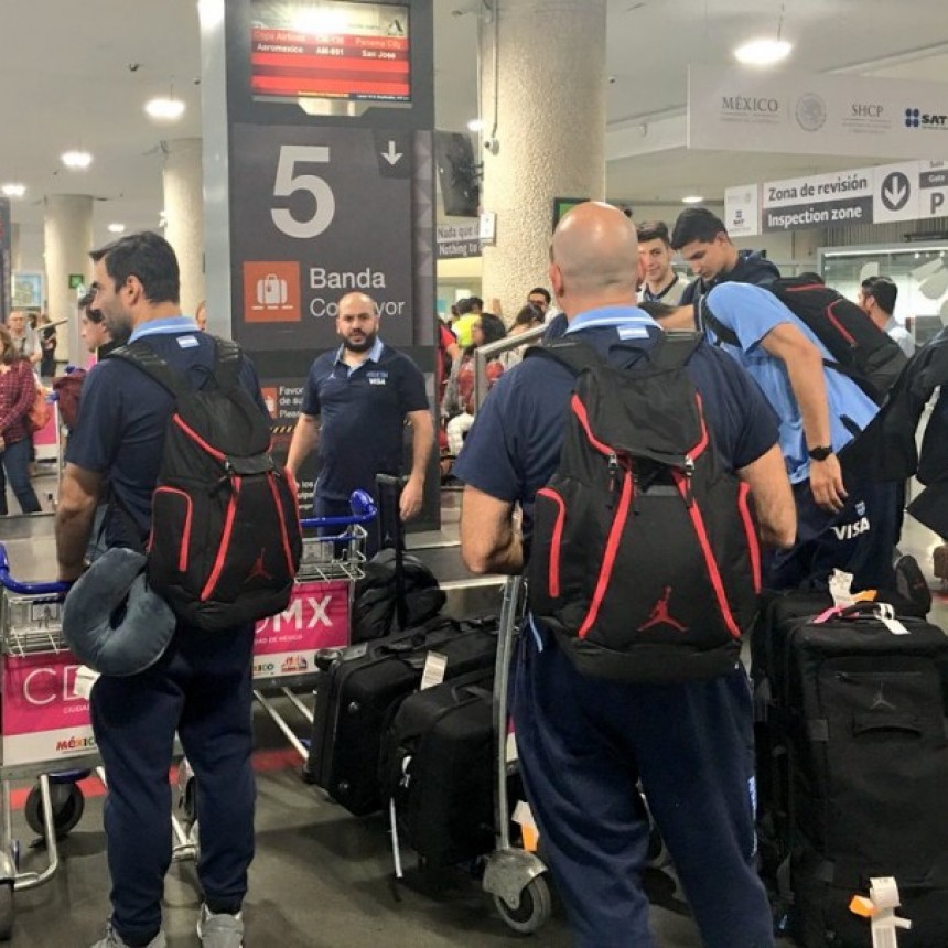 La selección Argentina de Básquet ya está México