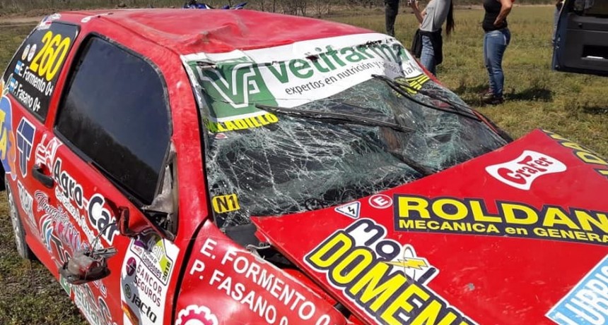 Accidente de Pablo Fasano en el Rally Federal