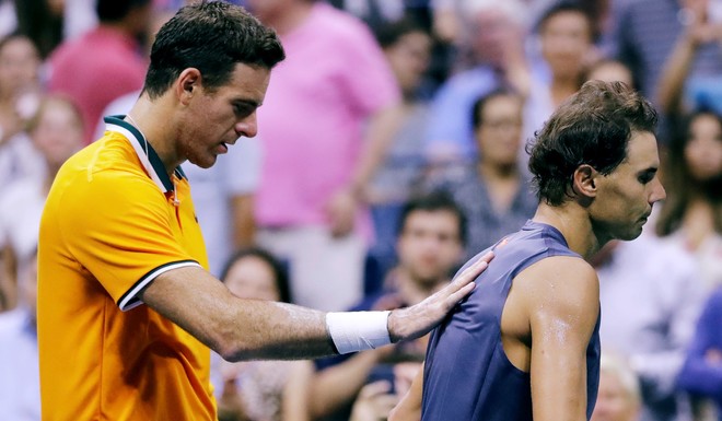 Delpo liquidó a Nadal por abandono