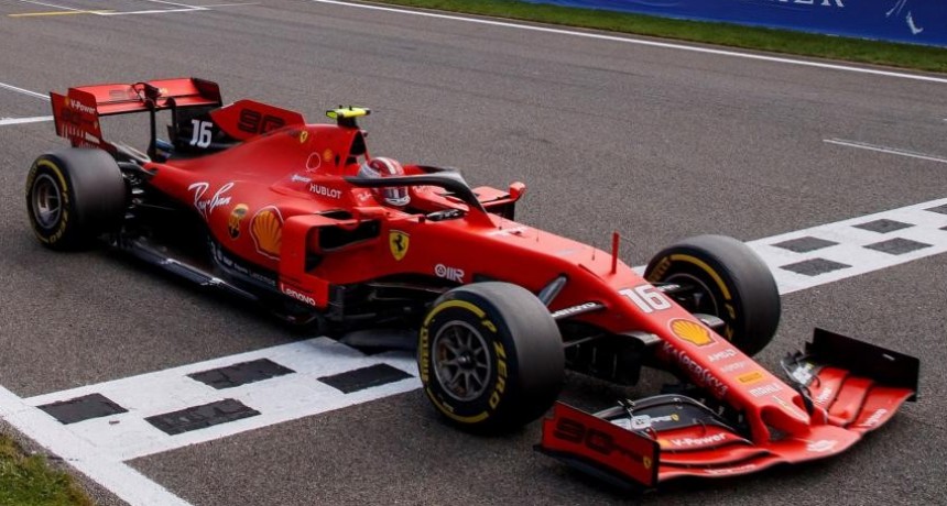 Leclerc logra su primera victoria en el Gran Premio de Bélgica