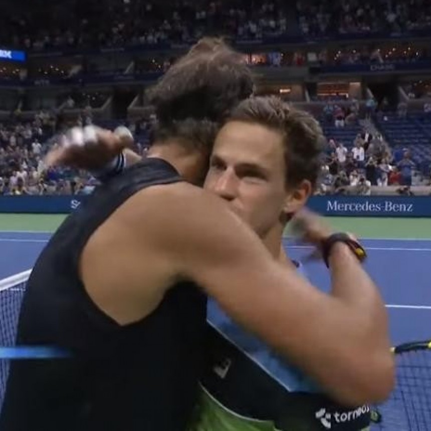 Schwartzman perdió ante Nadal y quedó eliminado del US Open