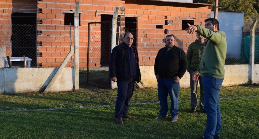  José Luis Salomón realizó un recorrido por las instalaciones del Club Cazón
