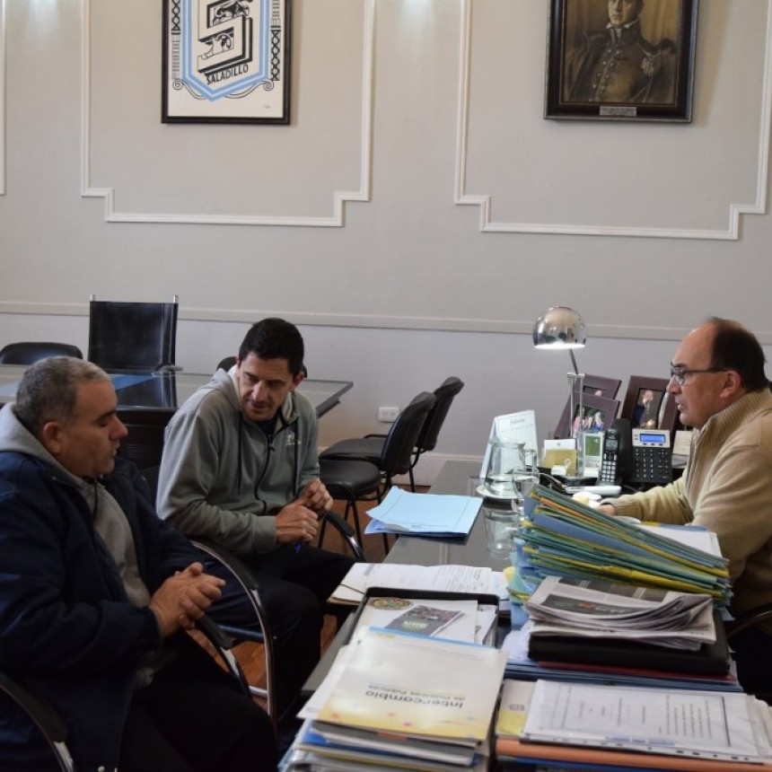 Salomón recibió a Villafañe, dirigente del Automóvil club