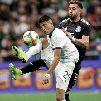 Argentina goleó a México con tres goles de Lautaro Martínez
